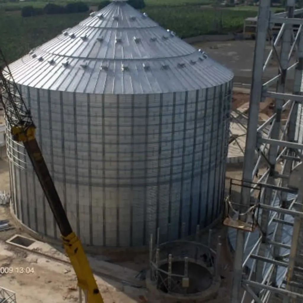 SISTEMA DE RECEPÇÃO E ARMAZENAMENTO DE MATÉRIAS-PRIMAS – PLANTA ABA SEIS SILOS FUNDO PLANO CAP. 10.000 TN (MILHO) E SISTEMA DE SECAGEM PARA 400 TN/HR PLANTA DE ALIMENTO BALANCEADO