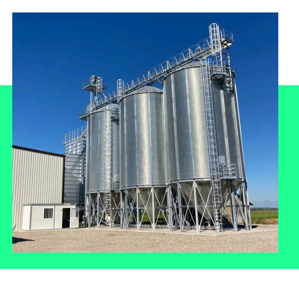 Silos en la Industria Agroalimentaria 2 Invertir en silos no solo es una decisión estratégica, sino también una manera de reducir costos de reemplazo y asegurar la continuidad de las operaciones. ¡Descubre qué tipo de silo se adapta mejor a tu negocio y maximiza tu producción!